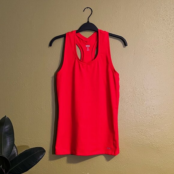 DSG Red Racerback Tank Top – Size M – Moisture-Wicking Activewear - Picture 1 of 4